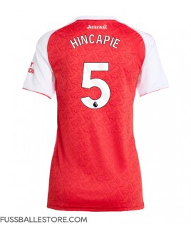 Günstige Arsenal Piero Hincapie #5 Heimtrikot Damen 2025-26 Kurzarm